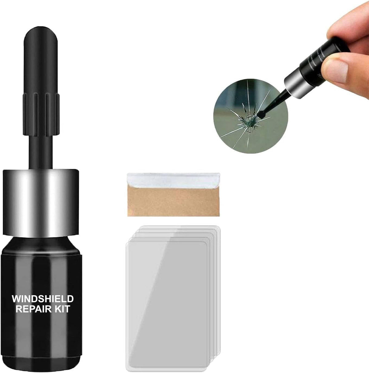 Windshield Chip and Crack Repair Kit – DIY Glass Repair at Home