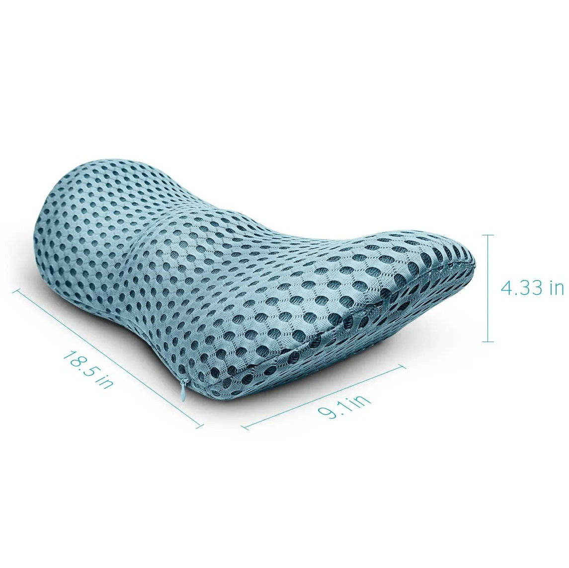 Lumbar Support Pillow for Office Chair and Bed – Memory Foam Backrest