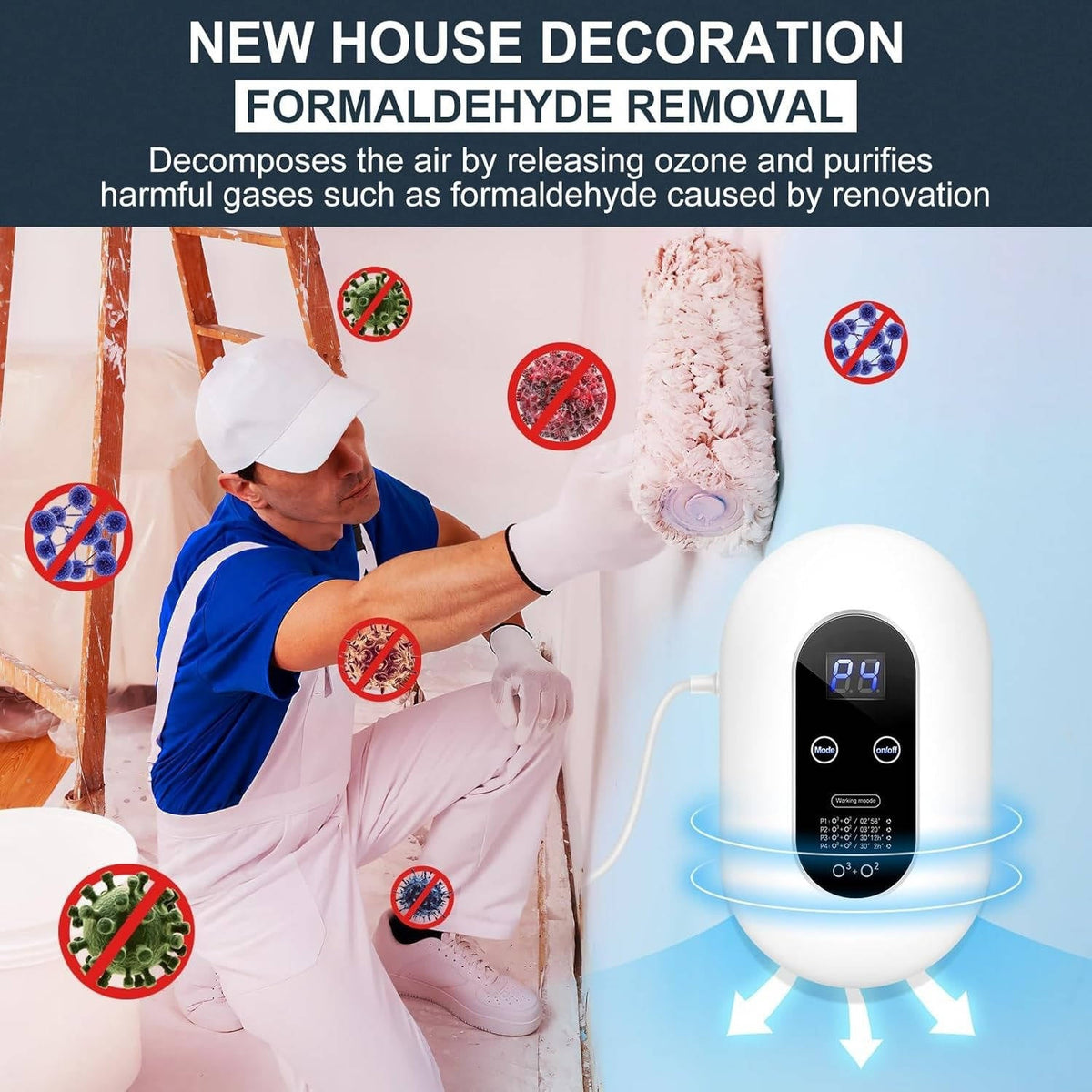 Plug-In Pet Odor Eliminator for Litter Boxes and Dog Areas