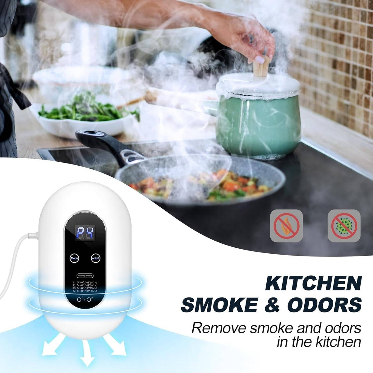 Plug-In Pet Odor Eliminator for Litter Boxes and Dog Areas