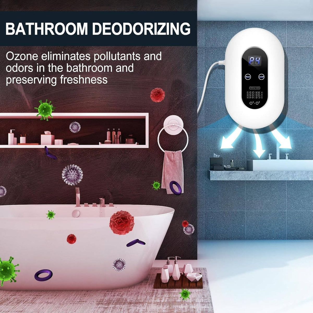 Plug-In Pet Odor Eliminator for Litter Boxes and Dog Areas