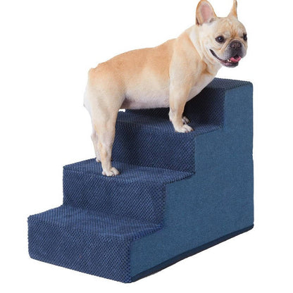 Dog Stairs for Bed 18 Inch – 4-Step Non-Slip Pet Steps