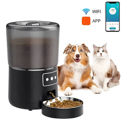 Automatic Pet Feeder – Timed Food Dispenser for Cats and Dogs