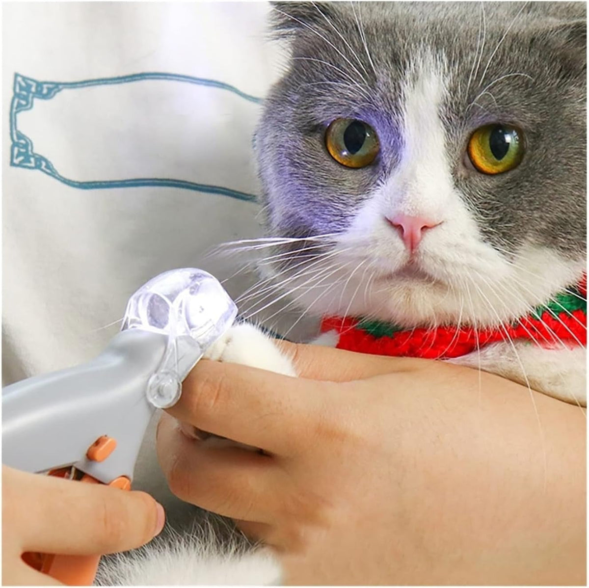 Pet Nail Clipper with LED Light – Safe Trimming for Dogs and Cats