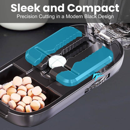 Pill Cutter and Splitter – Portable Tablet Cutter with Storage