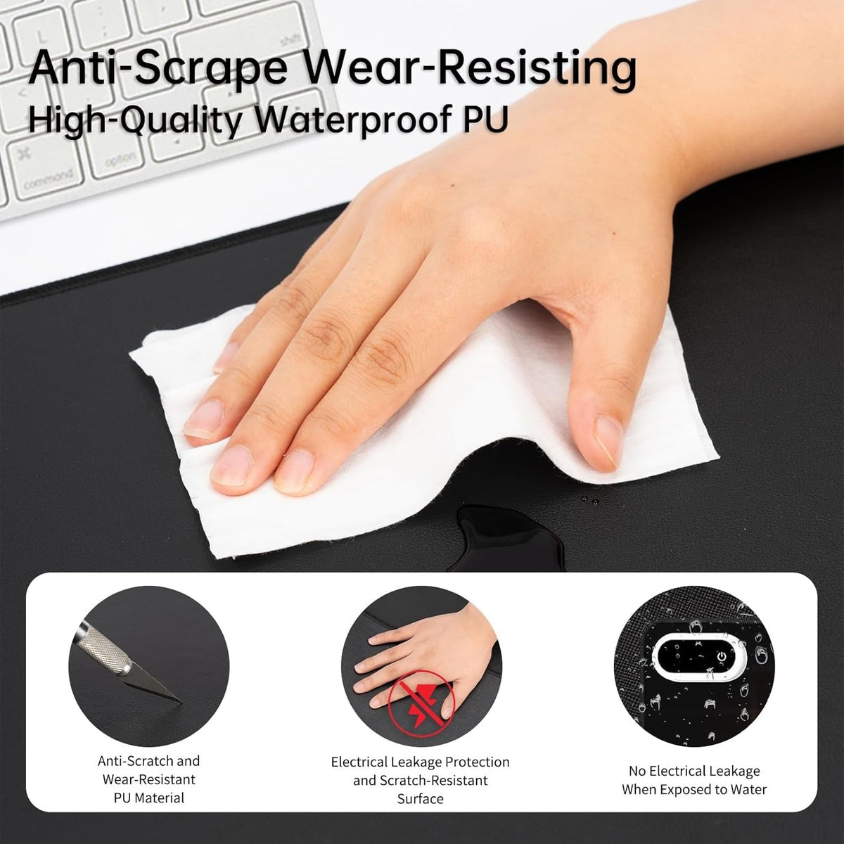 Heated Desk Pad and Mouse Mat – Warm Writing Pad for Cold Hands