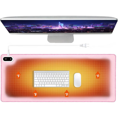 Heated Desk Pad and Mouse Mat – Warm Writing Pad for Cold Hands