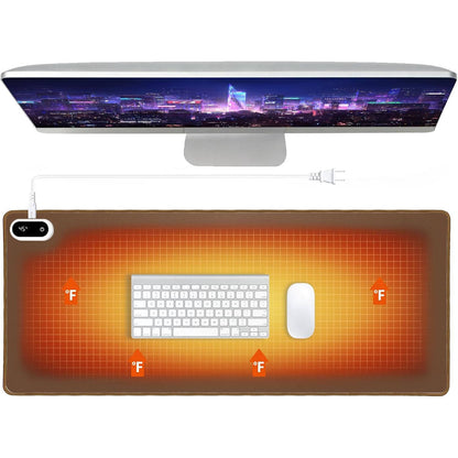 Heated Desk Pad and Mouse Mat – Warm Writing Pad for Cold Hands