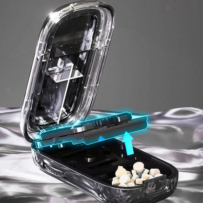 Pill Cutter and Splitter – Portable Tablet Cutter with Storage