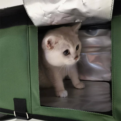 Weatherproof Heated Cat Shelter – Warm Outdoor Cat House for Winter