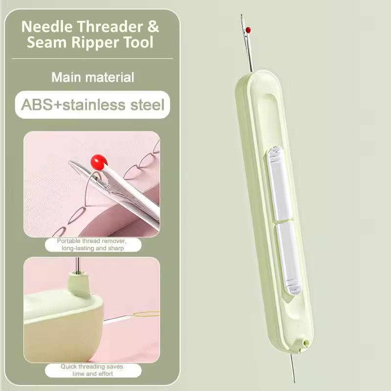 Needle Threader and Seam Ripper Set – Easy Sewing Tools