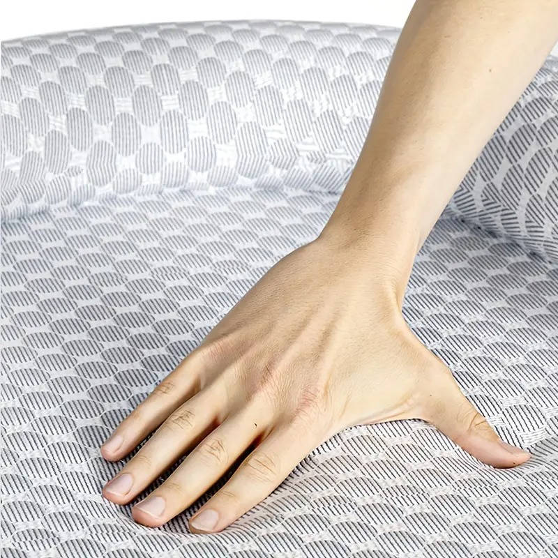 Cooling Orthopedic Dog Bed with Neck Support – Machine Washable