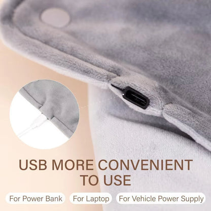 USB Heating Pad with Soft Microplush – Portable Heat Pad