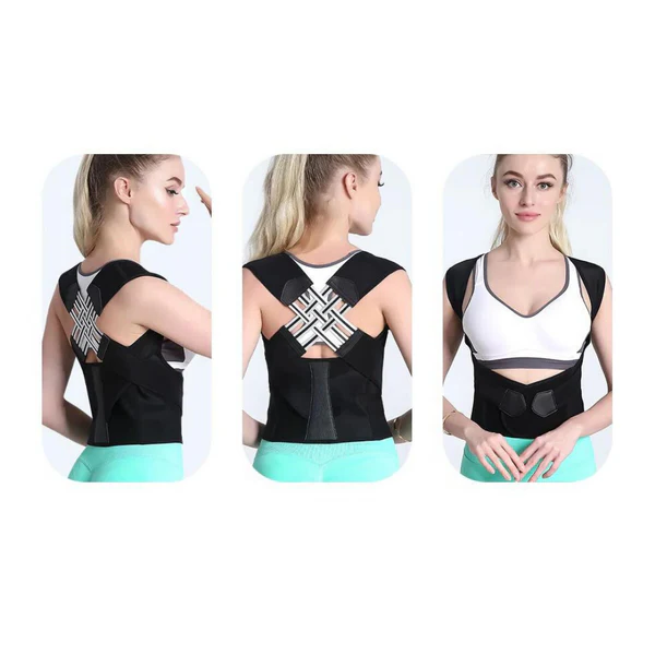 Posture Corrector for Upper Back – Adjustable Shoulder Brace