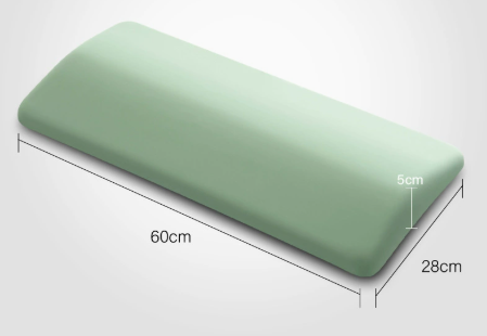 Lower Back Support Pillow with Tapered Edge – Wide Memory Foam