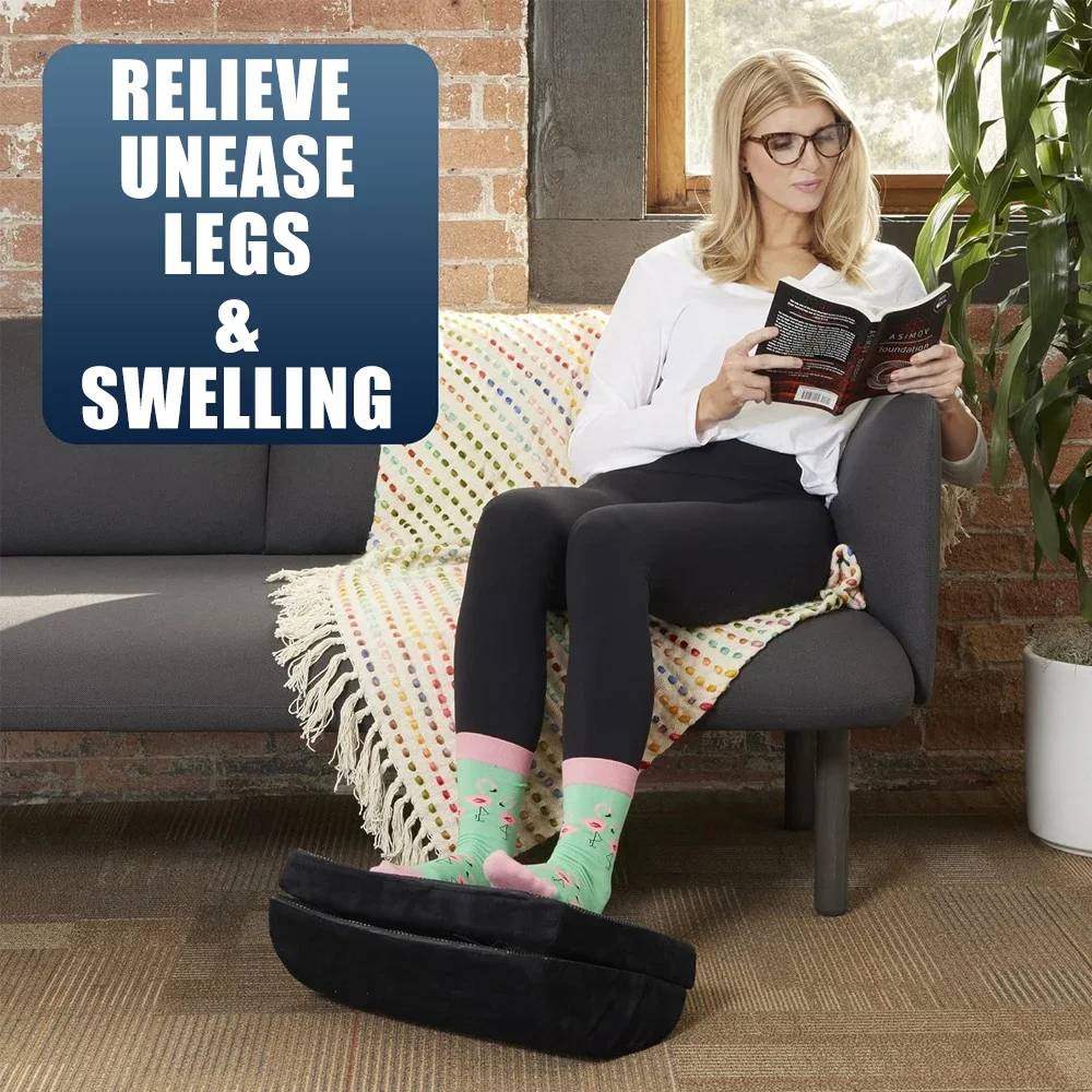 Adjustable Memory Foam Foot Rest for Under Desk