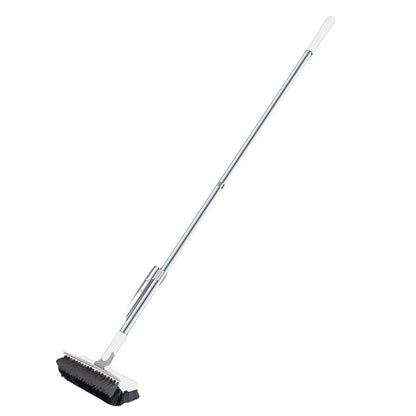 Long Handle Floor Scrub Brush – Stiff Bristle Deck and Tile Brush